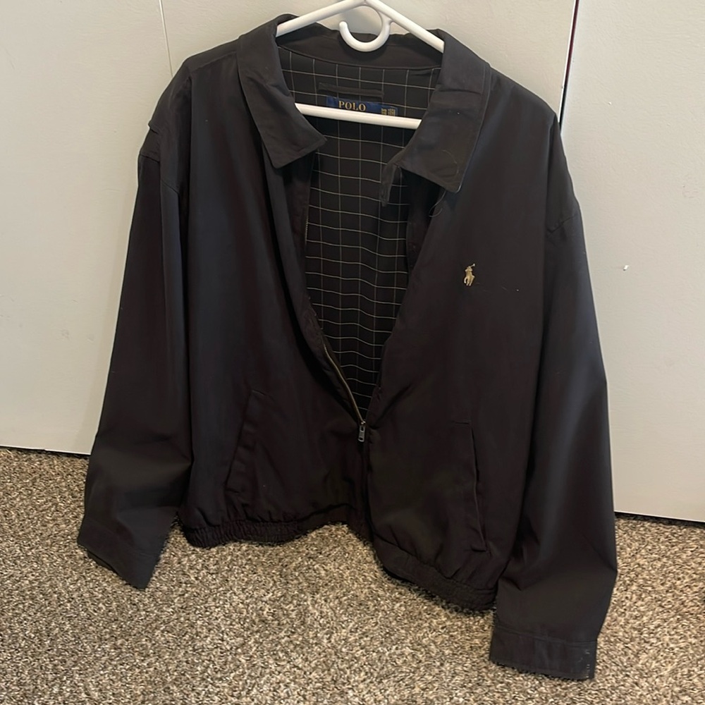 Black Polo Ralph Lauren lightweight jacket